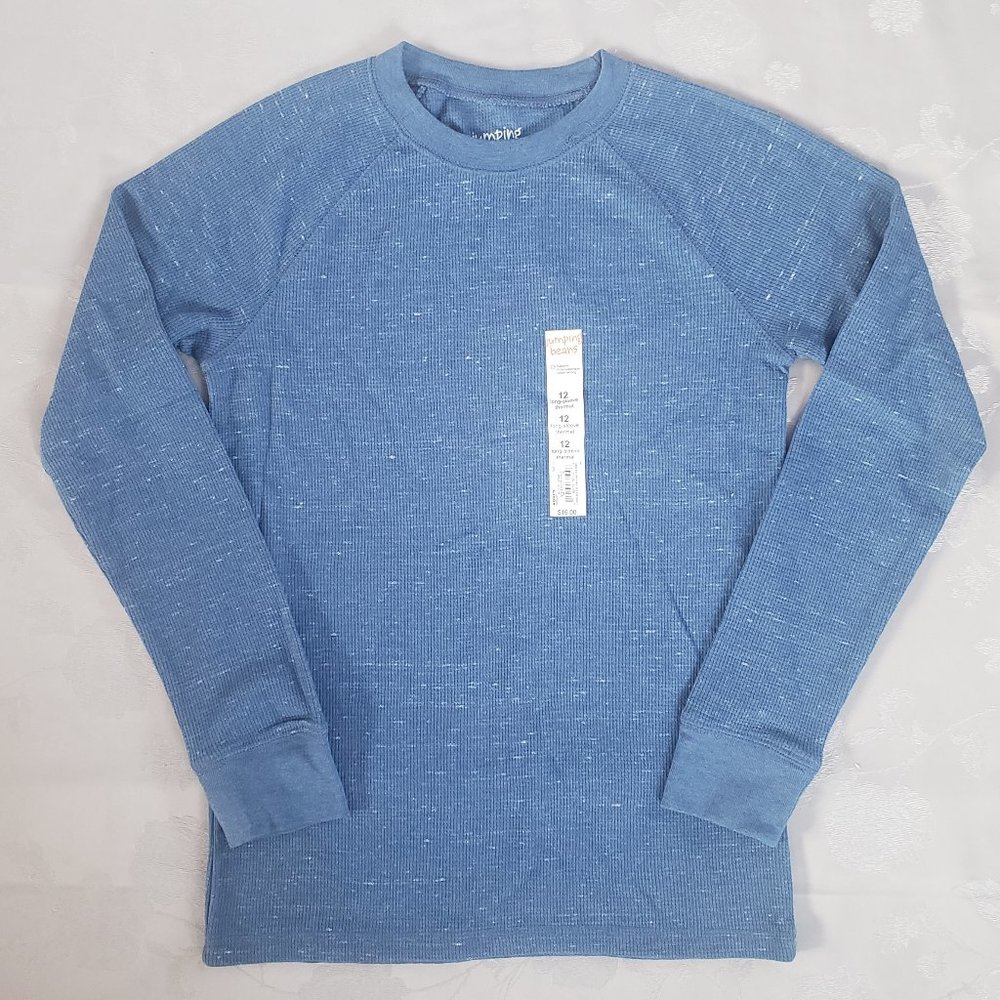 Long Sleeve Thermal • Henley • Jumping Beans • Boys Size 12